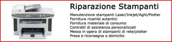 Riparazione stampanti Roma a domicilio